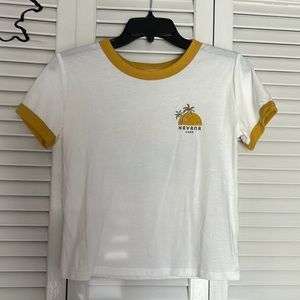 Cute White Shirt - Havana Cuba (Arizona Jeans)